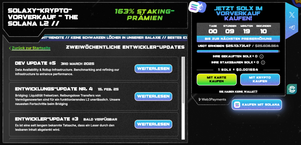 Quelle: Solaxy.io