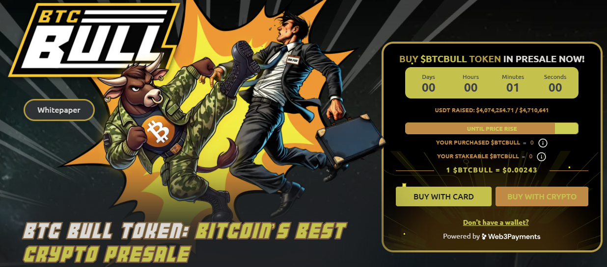 Bitcoin Bull Token presale site