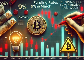 Bitcoin Funding Rates Decline 9% In March – Will It Go Negative This Week?