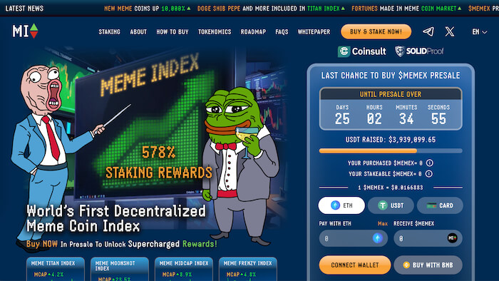 Meme Index crypto presale