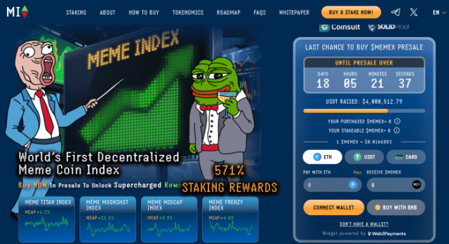 Meme Index website