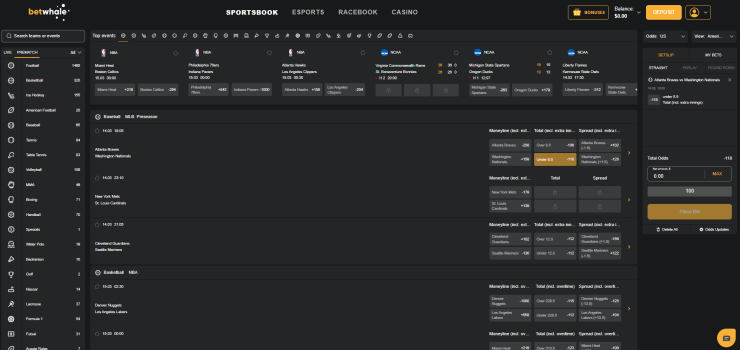 BetWhale sportsbook