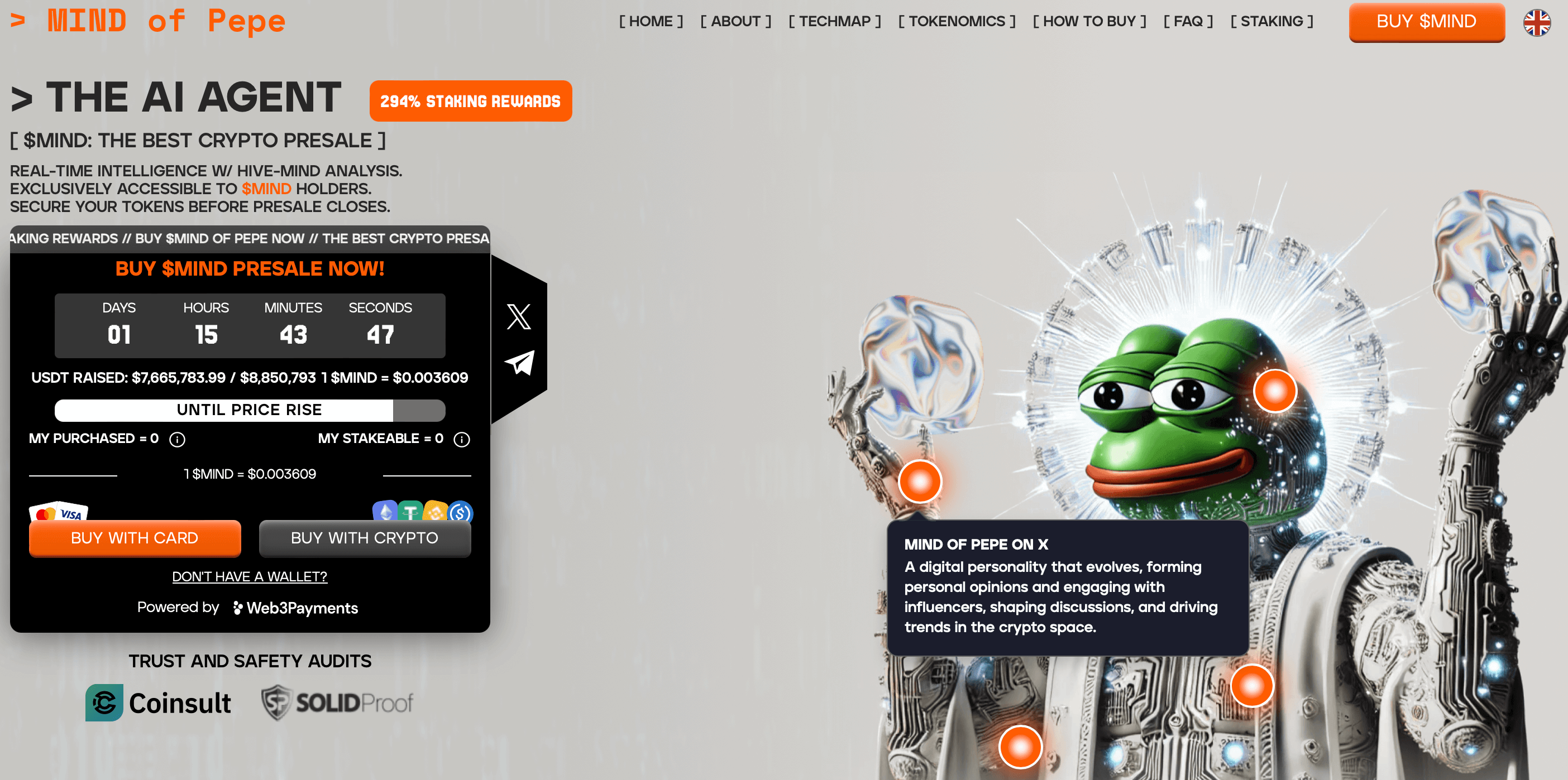 MIND of Pepe website