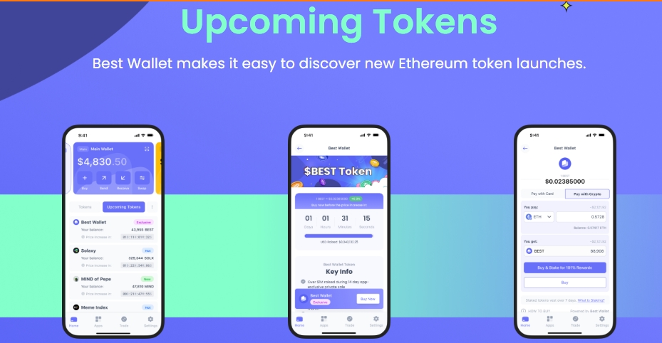 Best Wallet Ethereum token launchpad