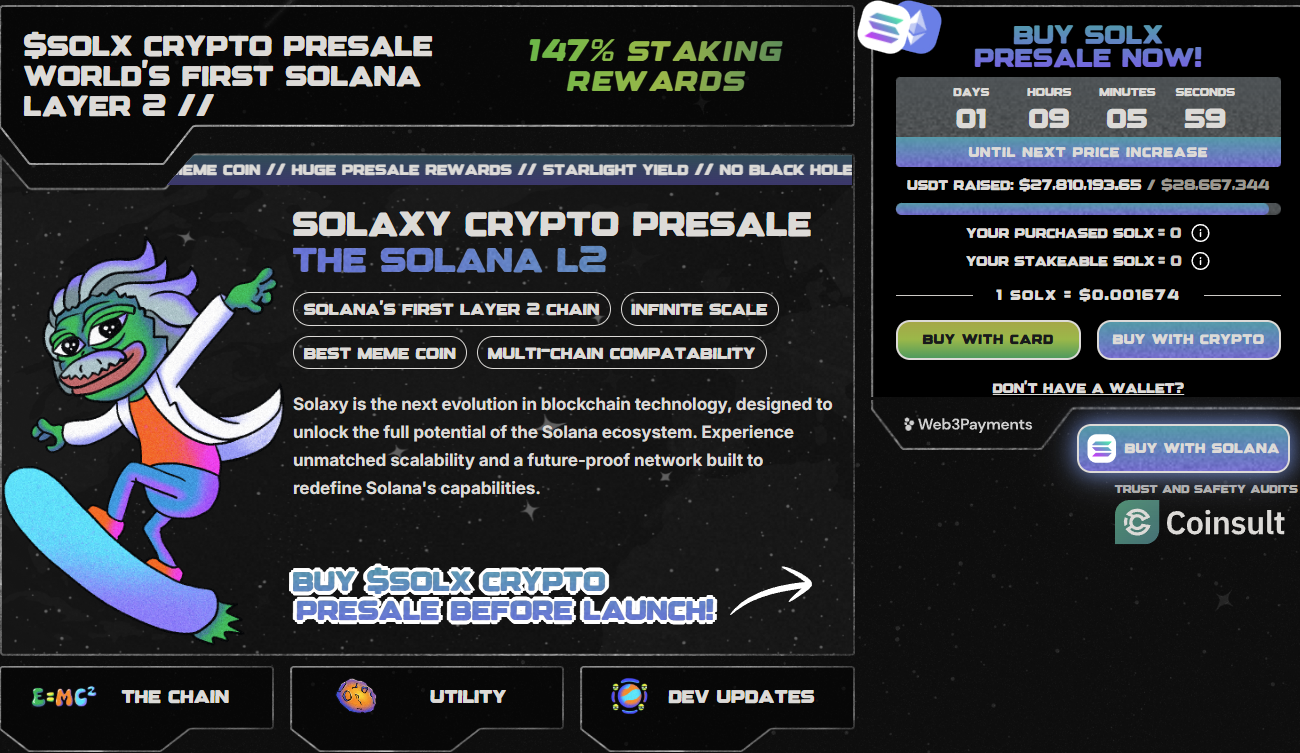 Solaxy presale site