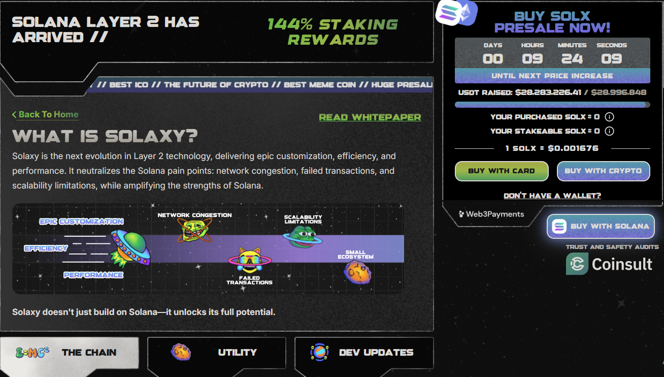 Solaxy presale website