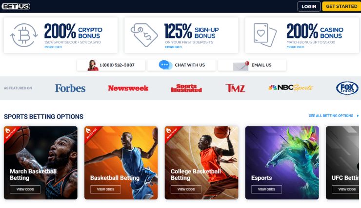 betus bonuses and sports