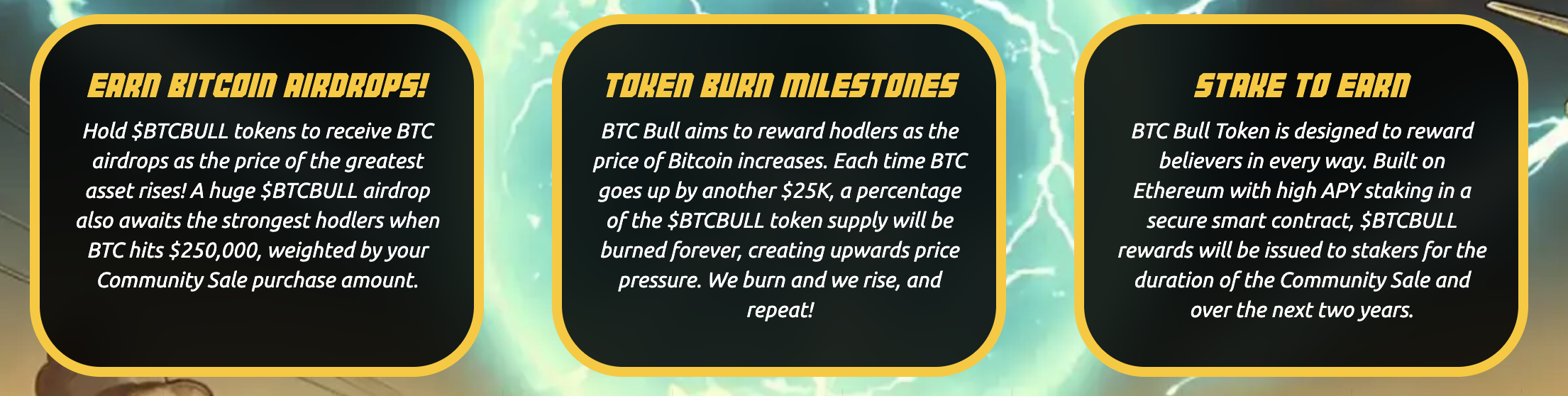 $BTCBULL participation rewards