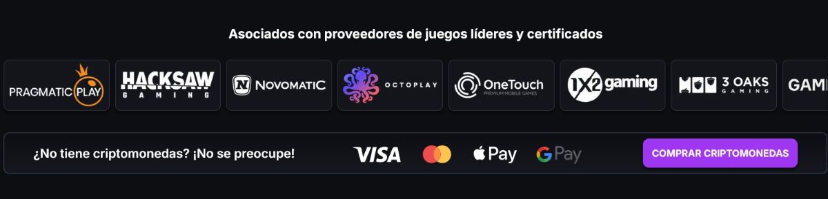 CoinCasino acepta criptomonedas como Ethereum y también pagos fiat