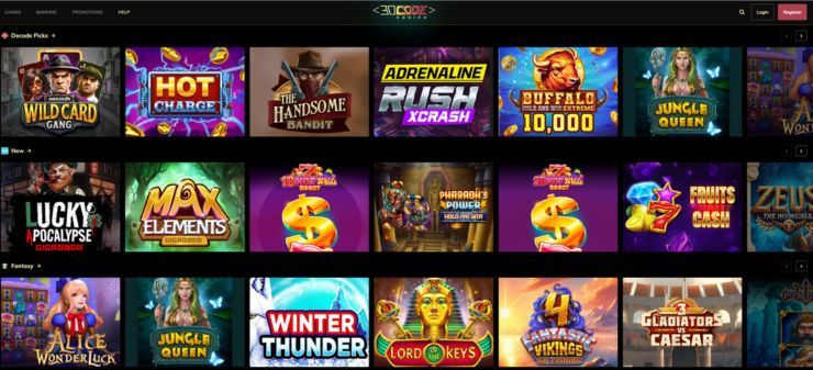 decode casino games