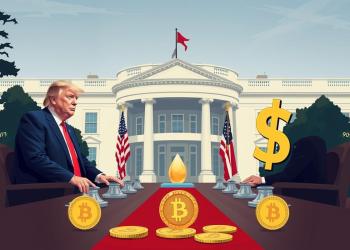 โดนัลด์ ทรัมป์ ในงาน Crypto Summit ที่ทำเนียบขาว เน้นที่ Stablecoins