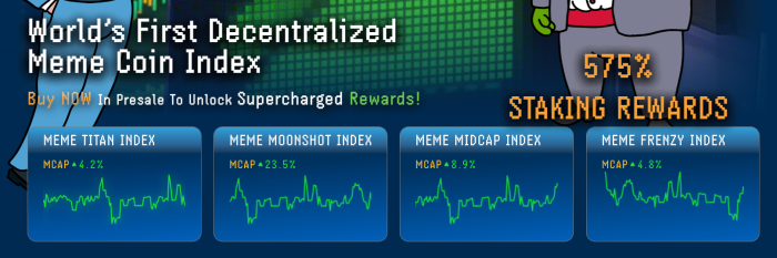 $ Memek decentralized meme coin index