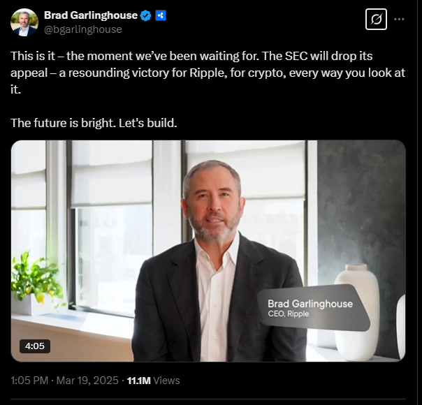 Ripple CEO Brad Garlinghouse