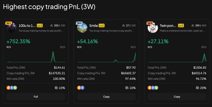 Weex Copy Trading