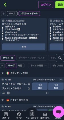 ウィキベット バスケットボール