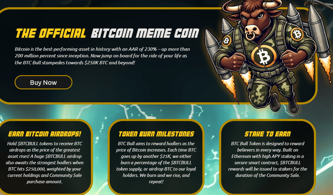 $BTCBULL presale page