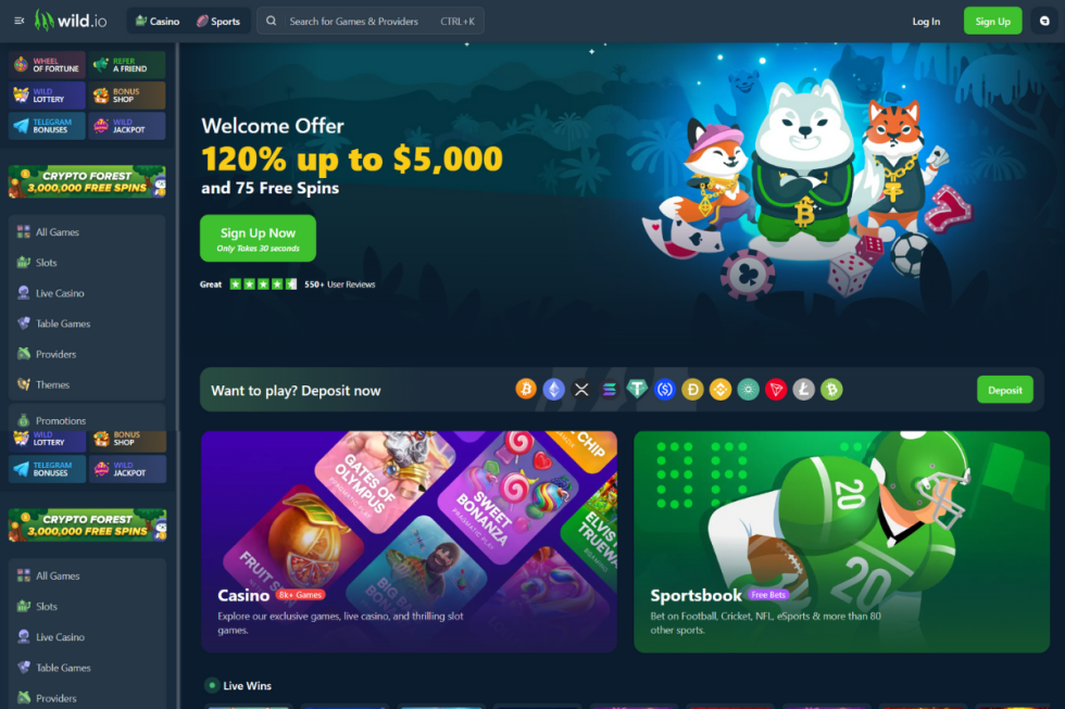 Bitcoinist wild.io online στοιχημα