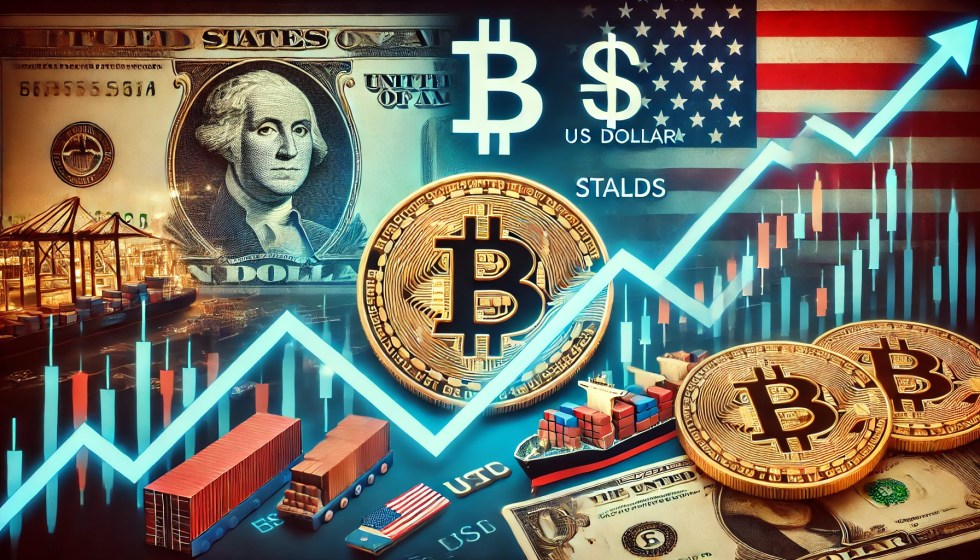 US Dollar Drops But Bitcoin Stalls As Trade War Tensions Offset Usual Correlation
