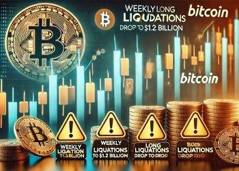 Bitcoin Leverage Shrinks: Weekly Long Liquidations Drop To $1.2B As Traders Turn Cautious