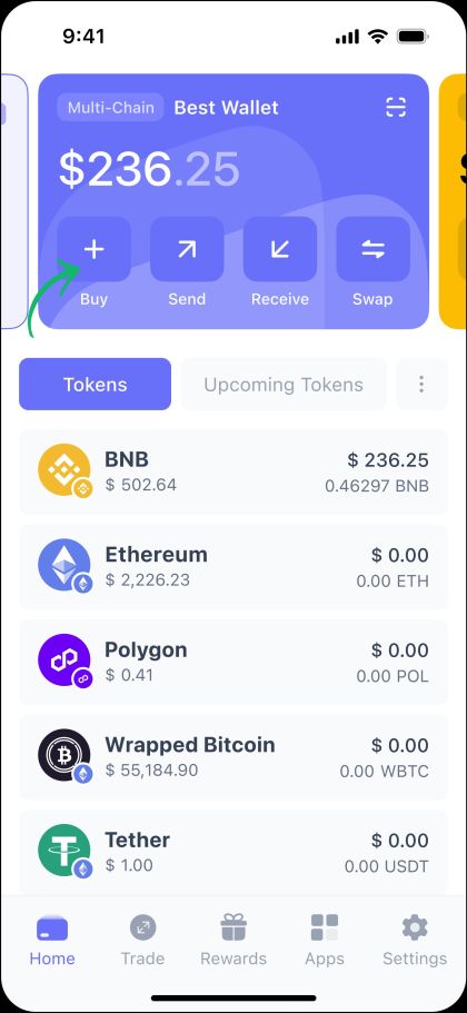 Kupowanie zakup Best Wallet jak kupić PEPENODE