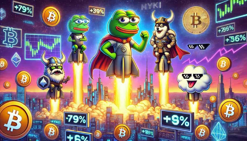 Meme coin tiềm năng MIND of Pepe, Floki, Myro và Fartcoin bùng nổ trong mùa tăng giá