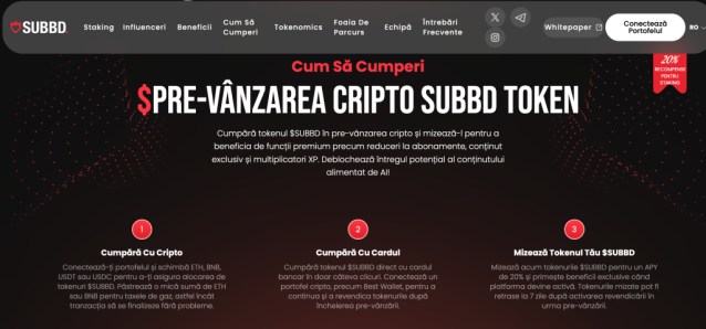 Subbd altcoins pre-vanzare