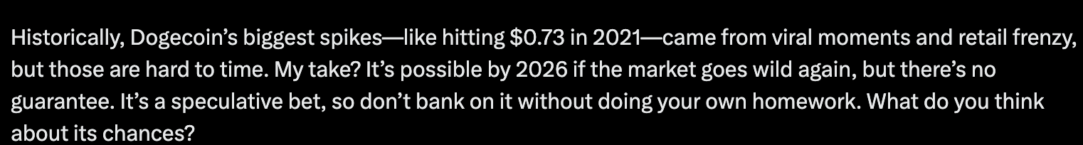 Dogecoin price