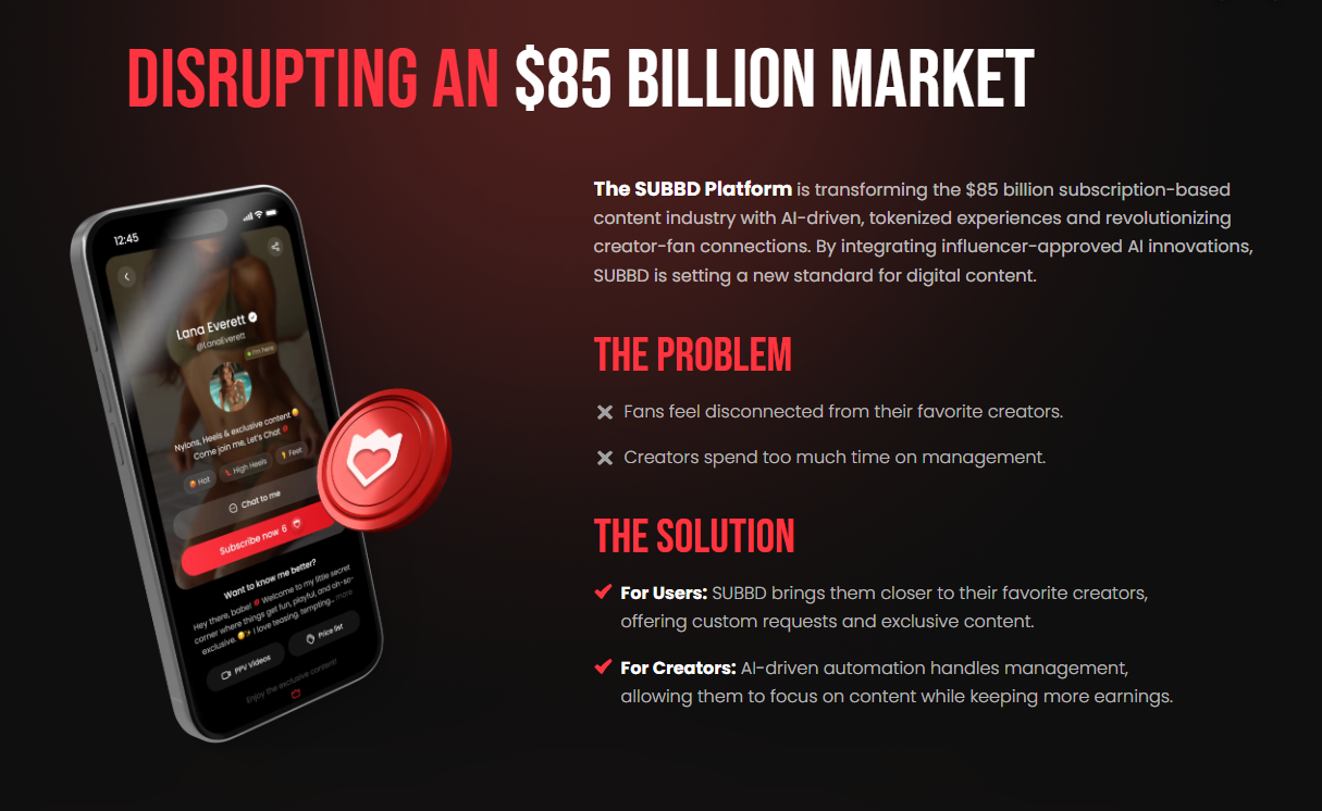 subbd token poised to disrupt $85B market