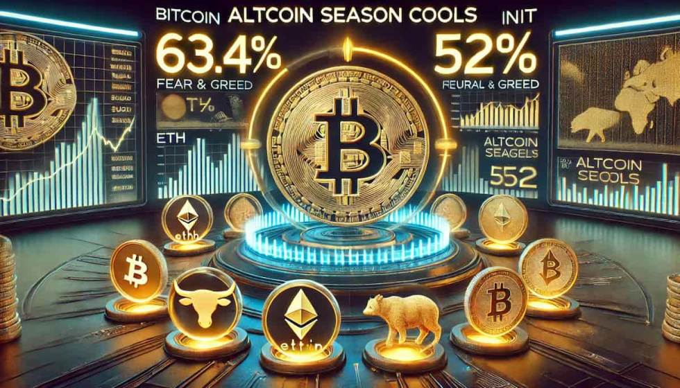 Thị trường Crypto Mùa Altcoin chững lại, Bitcoin vẫn dẫn đầu