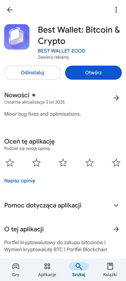 Best Wallet pobierz aplikacja
