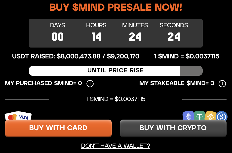 Buy $MIND in presale