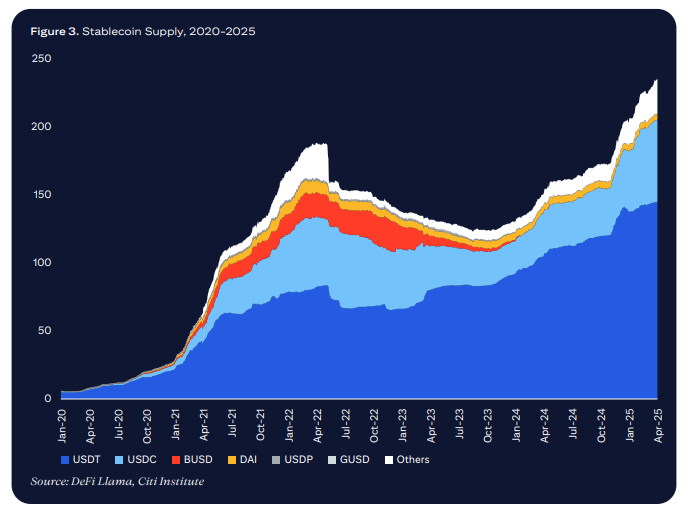 Citi Stablecoin Supply Growth