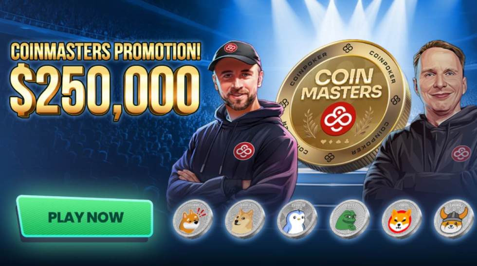 Sitio de póker cripto CoinPoker lanza CoinMasters: nueva promoción con paquete para el Main Event de la WSOP y 250,000 USDT en premios