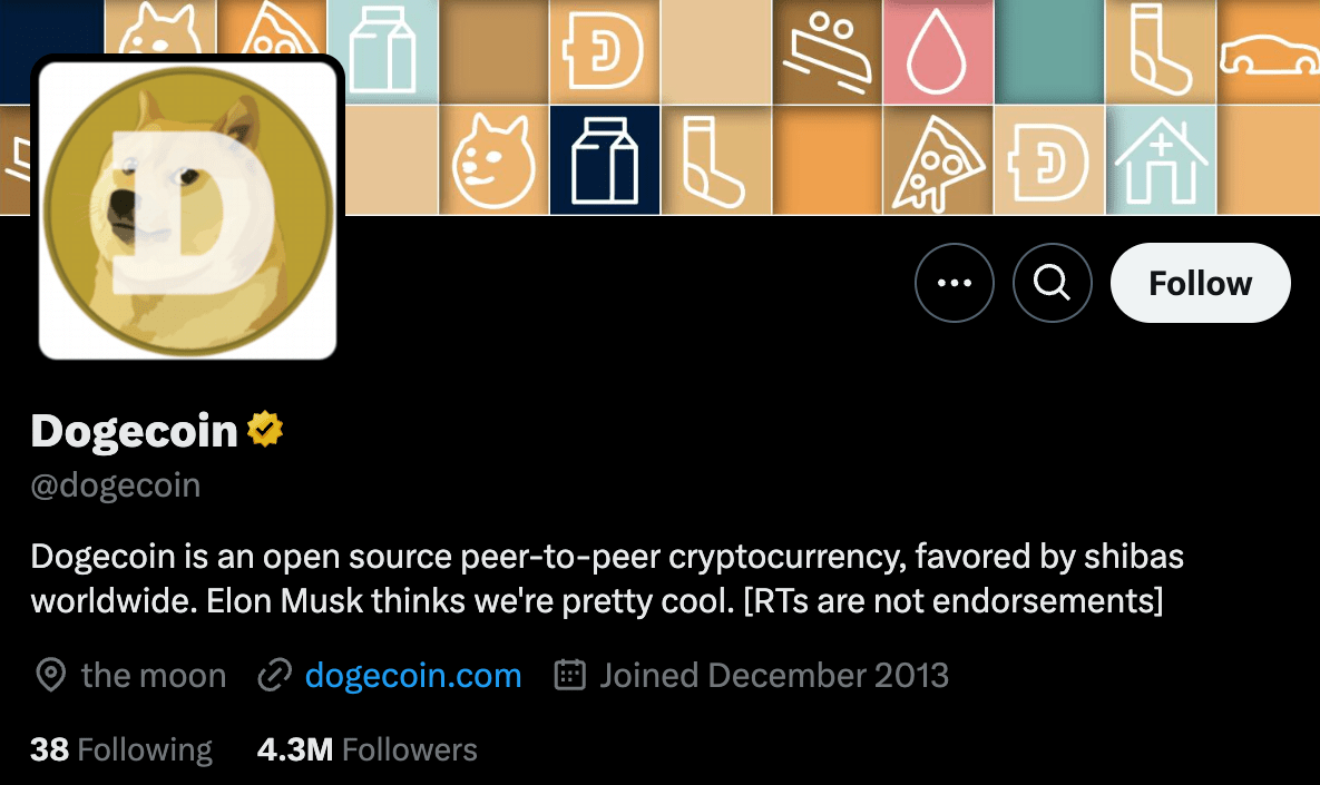 Dogecoin on X