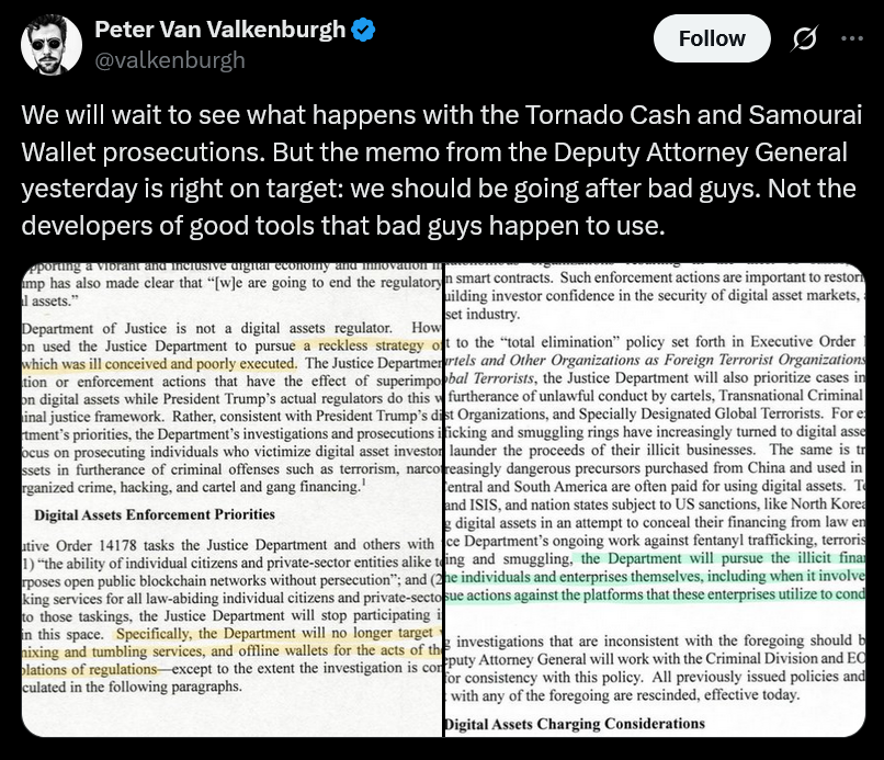 Trump Dismantles the Crypto Enforcement Unit