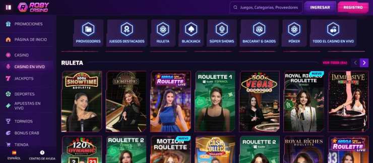 ruleta en vivo online