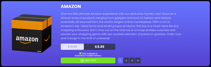 Mystery box Amazon