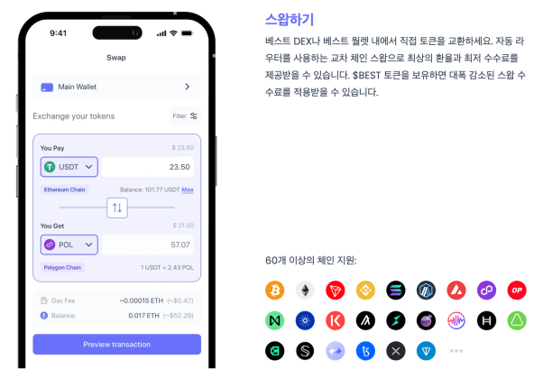 베스트 월렛 스왑