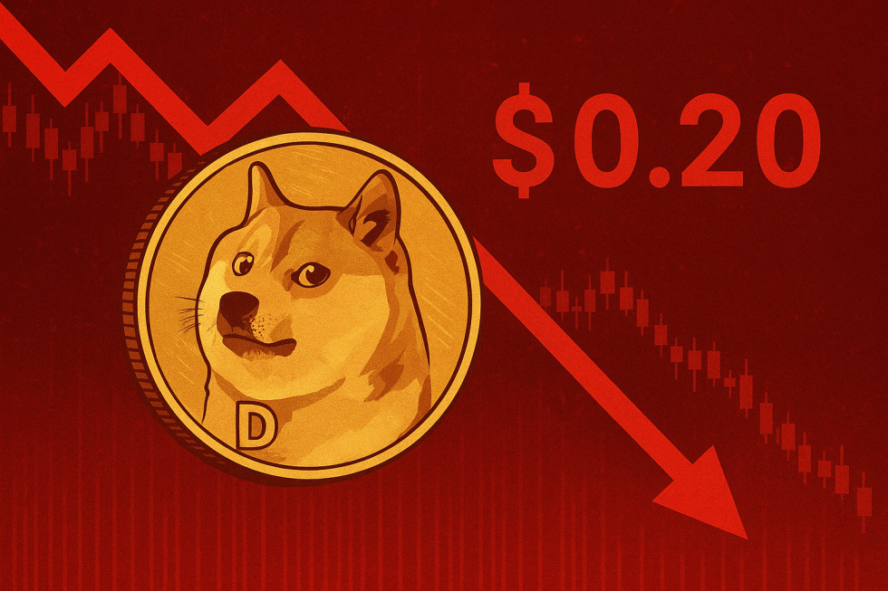 Dogecoin koers zakt: test van $0,20 op komst?