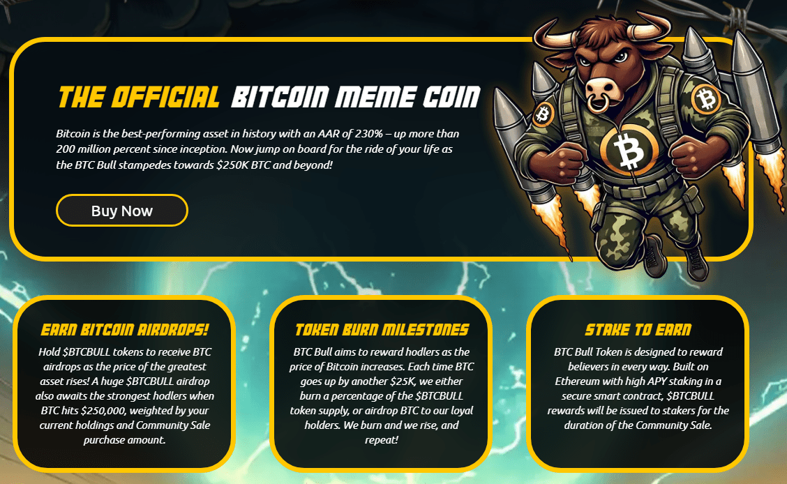 BTC Bull Token presale