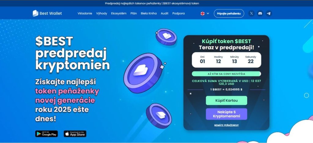 4. Best Wallet Token ($BEST) – Web3 platforma s NFT obchodovaním bez poplatkov