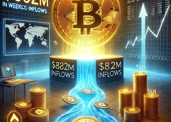 Bitcoin Dominates $882M Weekly Crypto Inflows While Sui Quietly Overtakes Solana