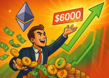 เล่นใหญ่! เทรดเดอร์เดิมพัน 7 ล้าน Ethereum พุ่งเกิน 6,000 ดอลลาร์ก่อนสิ้นปี 2025 แน่นอน!