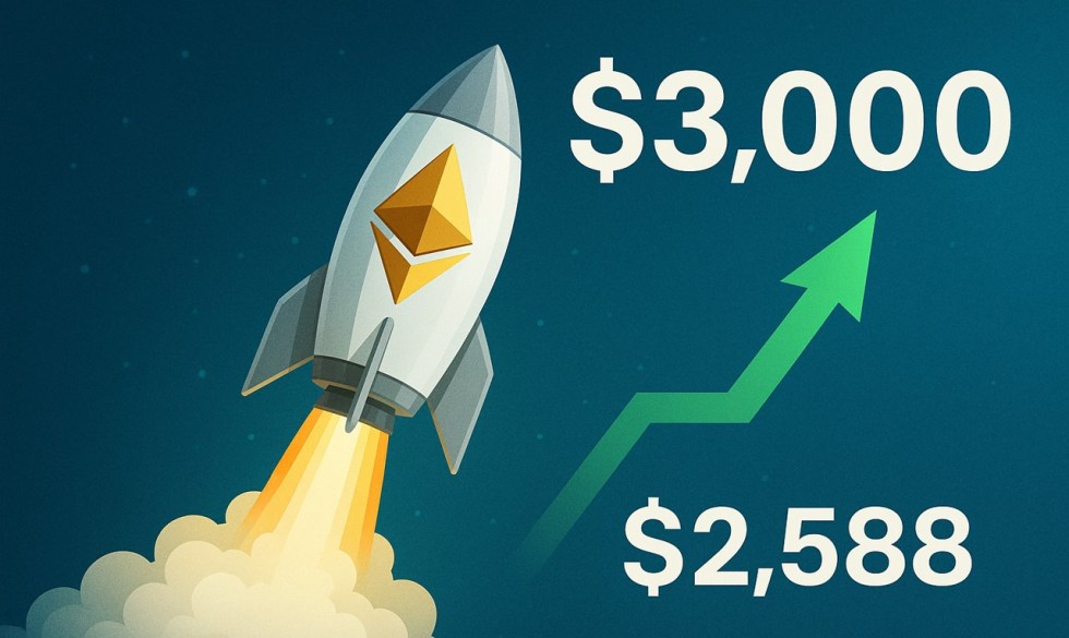 ETH เตรียมพุ่งแตะ $3,000 หากฝ่าแนวต้านสำคัญที่ $2,588 ไปได้สำเร็จ