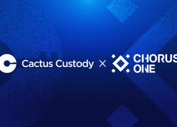 Cactus Custody Partners with Chorus One to Enhance Institutional Staking Solutions