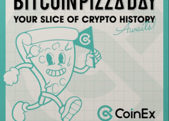 Join CoinEx Bitcoin Pizza Day 2025: “CoinEx Crypto Quest: The Bitcoin Pizza Hunt” & Win $1000 BTC Rewards