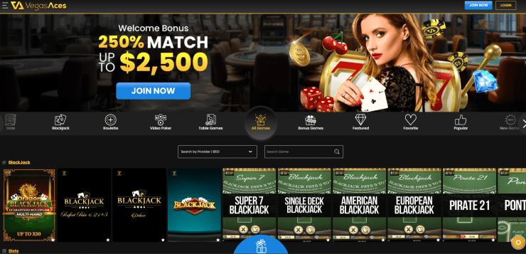 Vegas Aces online casino