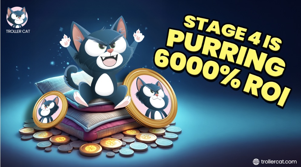 Troller Cat Presale Up 133% in Stage 5 as Early Joiners Eye High Return
