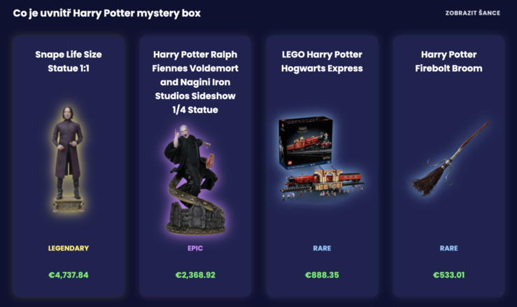 Jemlit harry potter mystery box