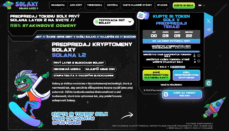 Solaxy kryptomeny clá